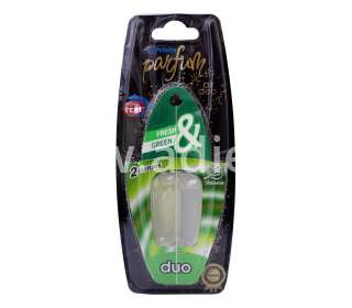 Auto illatosító parfüm duo Paloma fresh green