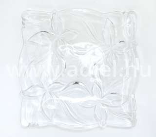 Tál üveg nagy négyszög