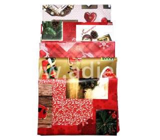 Terítő viaszos vászon 200x140 Karácsony