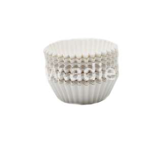Muffin kosár papír fehér 12cm 100db