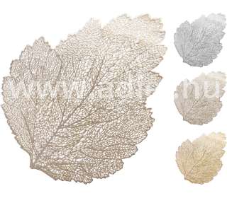 Étkezési alátét PVC levél alakú