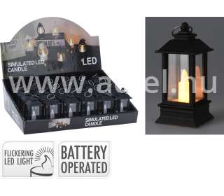 Ledes lámpás antracit 9cm