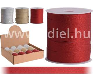 Kötöző szalag glitteres 10mm/ 10méter