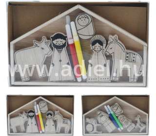 Betlehemi kreatív színező szett