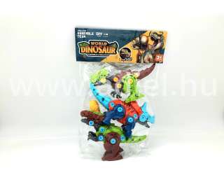 Játék Szerelhető Dínók 3db-os szett