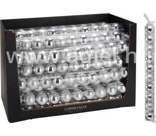 Karácsonyfadísz gömb 5cm 10db-os szett