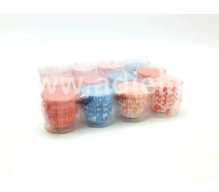 Muffin kosár papír Mintás 4 cm 100db