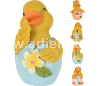 Dekoráció Polyrezin Kiskacsa tojásban 8cm