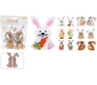 Húsvéti filc figura csipesszel 4db-os szett