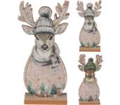 Asztalidísz Plüss szarvas 30cm