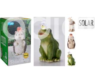 Polyrezin kerti állat  Solar LED 23cm