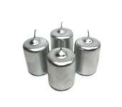 Gyertya adventi henger metál 40x60 mm.