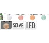 Fényfüzér színes LED LAMPION Kültéri 4 méteres