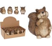 Kerámia figura őszi állatok 9cm