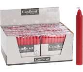 Gyertya szett piros 20 db-os