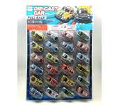 Játék fém kisautó 65mm lapraszerelt