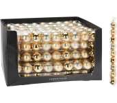 Karácsonyfadísz gömb 6cm 9db-os szett