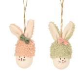 Húsvéti tojás nyuszisapkában 10cm