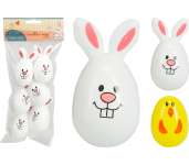 Húsvéti műa. kindertojás figura tölthető 6 db-os szett