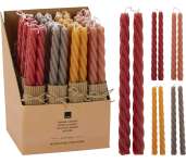 Gyertya csavart 2 db-os szett őszi 25cm