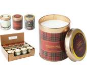 Illatgyertya fémdobozos 7x8cm