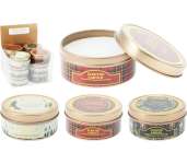 Illatgyertya fémdobozos 6x3cm