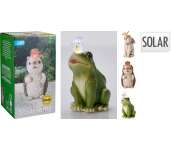 Polyrezin kerti állat  Solar LED 23cm
