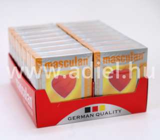 Óvszer Masculan ribbed+dotted