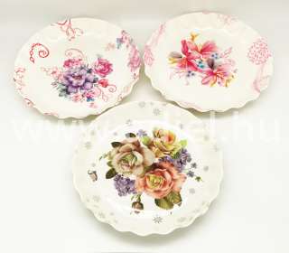 Tálca PVC kerek hullámos szélű 30 cm