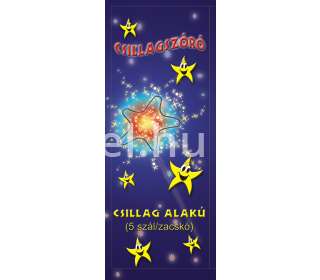 Csillagszóró figurás 3 féle