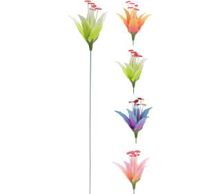 Kerti Dekoráció Fém Liliom  75cm