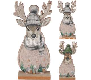 Asztalidísz Plüss szarvas 20cm