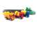 játék szállító Kamion 3 munkagéppel