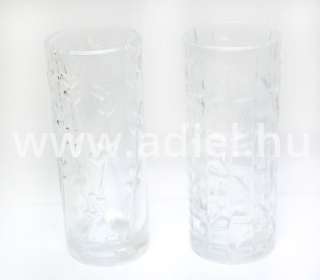 Váza üveg hengeres 20 cm.